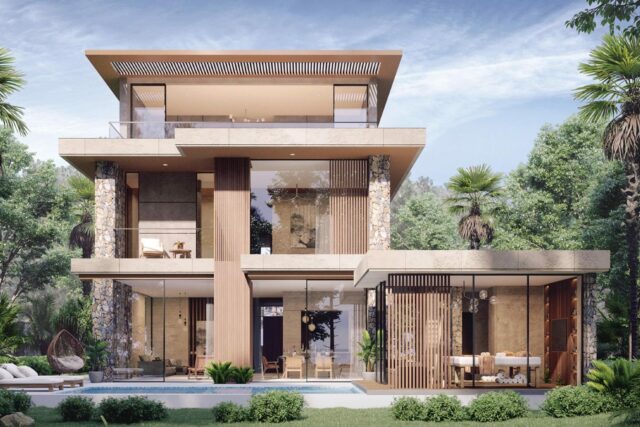 Experience Opulent Living in 4 to 6 Bedroom Three-Story Villas at Alaya Gardens, Tilal Al Ghaf