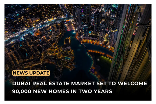 New homes added to the Dubai real estate market, showcasing rapid growth across key areas