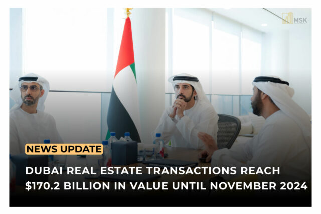 Dubai real estate transactions skyline growth