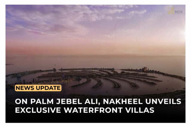 Palm Jebel Ali villas with private beach access