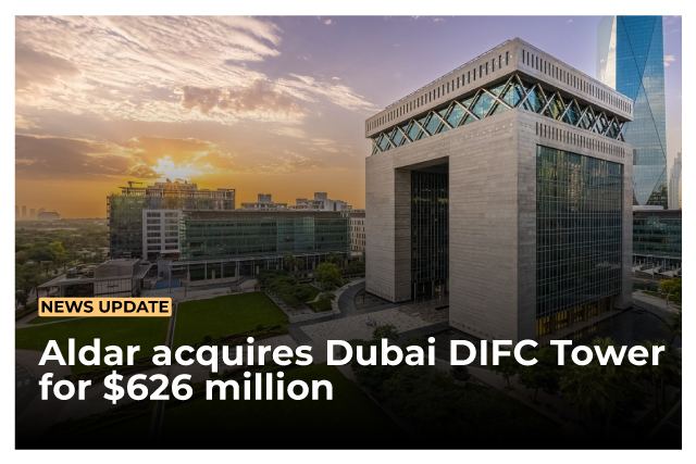 Aldar acquires DIFC commercial tower