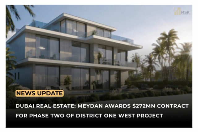 District One West villas by Crystal Lagoon in Dubai